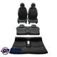 Mini Cooper One R56 Black Leather Heated Sport Seat Set