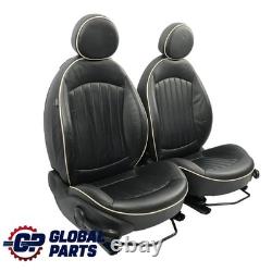 Mini Cooper One R56 Black Leather Heated Sport Seat Set