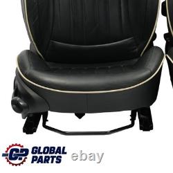 Mini Cooper One R56 Black Leather Heated Sport Seat Set