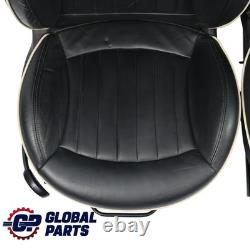 Mini Cooper One R56 Black Leather Heated Sport Seat Set