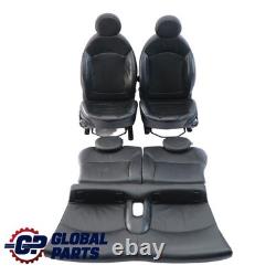 Mini Cooper One R56 Front and Rear Sport Seat Set in Black Leather