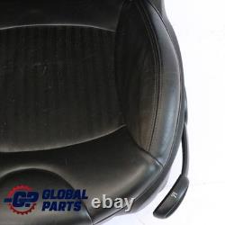 Mini Cooper One R56 Front and Rear Sport Seat Set in Black Leather
