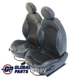 Mini Cooper One R56 Front and Rear Sport Seat Set in Black Leather