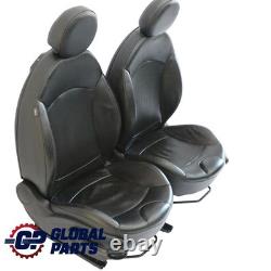 Mini Cooper One R56 Front and Rear Sport Seat Set in Black Leather