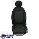 Mini Cooper One R60 Compatriot Left Front Black Panther Fabric Seat