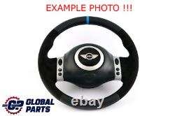 Mini Cooper R50 New in Black Leather / Alcantara Sport Steering Wheel Multifunction Steering Wheel
