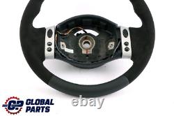 Mini Cooper R50 New in Black Leather / Alcantara Sport Steering Wheel Multifunction Steering Wheel