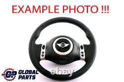 Mini Cooper R50 R52 NEW Black Leather Multifunctional Steering Wheel