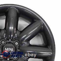 Mini Cooper R50 R53 R55 R56 R57 Black Alloy Rim 17 Et48 7j S-spoke 85