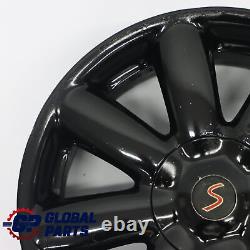 Mini Cooper R50 R55 R56 R57 Black 17 Inch Alloy Wheel 7J ET48 Crown Spoke 104