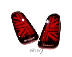 Mini Cooper S One R50 R52 R53 Red Union Jack LED Rear Lights (01-04 Pre-LCI)