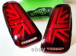 Mini Gen 1 Led Red Union Jack Rear Lights R52, 2004-2007 LCI