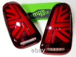 Mini Gen 1 Led Red Union Jack Rear Lights R52, 2004-2007 LCI