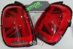 Mini Led Red Union Jack Rear Lights F56 Cooper S, Jcw Free Error 2014+