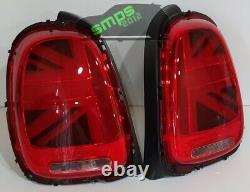 Mini Led Red Union Jack Rear Lights F56 Cooper S, Jcw Free Error 2014+