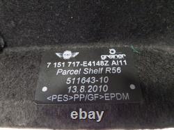 Mini One Cooper Coupe R56 2010 Rear Speaker Grille Cover