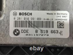 Mini One Cooper Coupe R56 2013 0281018991 Engine Control Unit ECU EIM19770