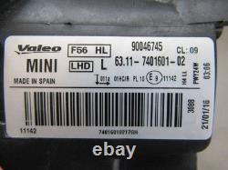 Mini One Cooper F56 F55 2021 Front Left Headlight 90046745 HCS32886