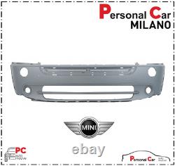 Mini One / Cooper Front Bumper Without Holes Primed Moldings