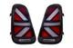 Mini One Cooper Led Rear Light Union Jack Red Black R50 R52 R53 01-07