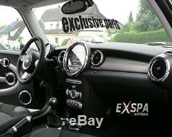 Mini One Cooper R55 R56 11/2006. Interior Chrome Set 27 Parts