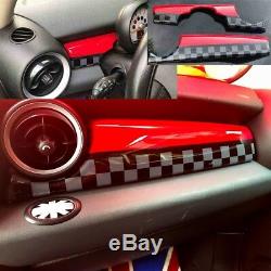 Mini One Cooper R55 R56 R57 R58 R59 Cabinet Interior Red Works