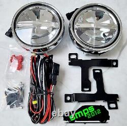 Mini R50, R52, R53 LED Chrome Rally Fog Lights Projectors One / Cooper / S