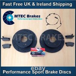 Mini R50 R53 R52 ONE COOPER S 01-06 Front Brake Discs Black With Pads Including VAT