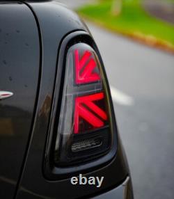 Mini R56 Headlight + Rear Light Replacement Glossy Black Edges X 6Pcs