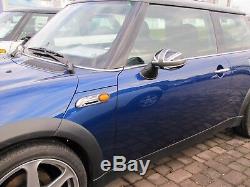 Mirrors Cover Black Gray White Suitable For Mini One Cooper R50 R53 52