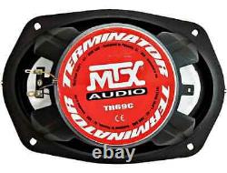 Mtx Tr65c Tr69c Set 4 High Speaker Mini Cooper One R50-r53 Front & Post Brkt