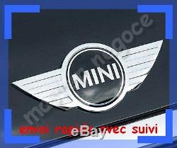 New Logo Emblem Chromed Mini One Cooper Metallic Hood Coffer Dispatched Shipment