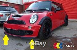 New Original Mini R50 R52 S R53 Jcw Gp Front Bumper Spoiler Black 7182622