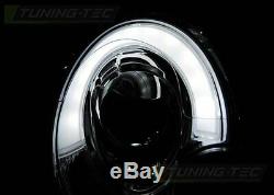 Offer Pair Headlights Mini Cooper R55 R56 R57 R58 R59 06-14 Led Light Tube Black