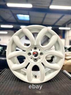 Original 17-Inch White Wheel for MINI / Compatible with R50 to R59 (One, Cooper, Cooper S)