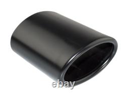 Oval Black Mini One Cooper Exhaust Outlet 95x65mm Pipe R50 R52 R56