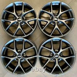 Pack Of 4 New Sr Series Bbs Wheels 8 X 18 Et45 5x112 Color Himalaya Grey