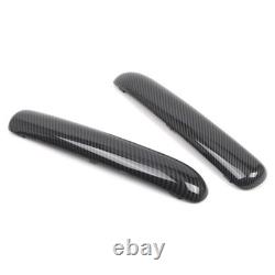 Pair Front Bumper Trim Set for Mini One Cooper R50/R52/R53 01-2004 Carbon Fibre