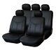 Premium Leather / Imitation Car Seat Cover Vehicle Black Kit For Several
