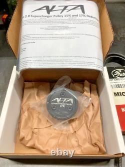 Pulley ALTA 17% with belt for mini cooper R53 ALTA WORKS