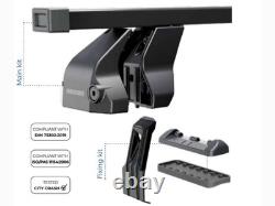 Roof Bars for Mini One Cooper (R50-R56) 3-Door 2001-2013 Black Menabo