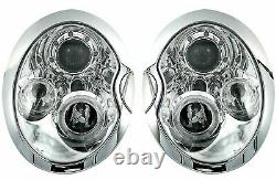 Scheinwerfer Für Bmw Mini Cooper R50 R52 R53 2001-2006 Standlichtringen Chrom En