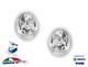 Set Of 2 Adaptable Electric Spotlights For Mini One-cooper R50 Starting