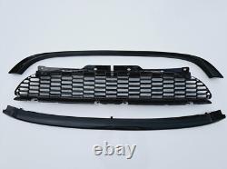 Shiny Black Grill for Mini R55 R56 R57 One and Cooper 3 Piece 2006-2009
