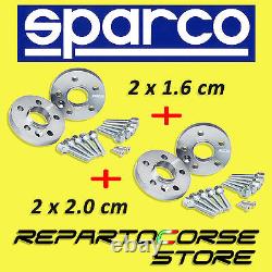 Sparco Wheel Spacers 16 + 20mm Mini One, Cooper, COOPER S, R50, R52, R53