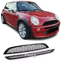 Sport Grille Kit for Hood + Bumper for Mini R50 R53 One Cooper 2001-06