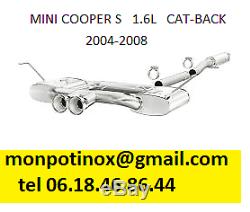 # Stainless Steel Exhaust With Or Without Mini Cooper Valves Mini One R50 R53 R56 F56