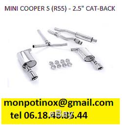 # Stainless Steel Exhaust With Or Without Mini Cooper Valves Mini One R50 R53 R56 F56