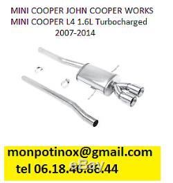 # Stainless Steel Exhaust With Or Without Mini Cooper Valves Mini One R50 R53 R56 F56