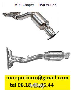 # Stainless Steel Exhaust With Or Without Mini Cooper Valves Mini One R50 R53 R56 F56